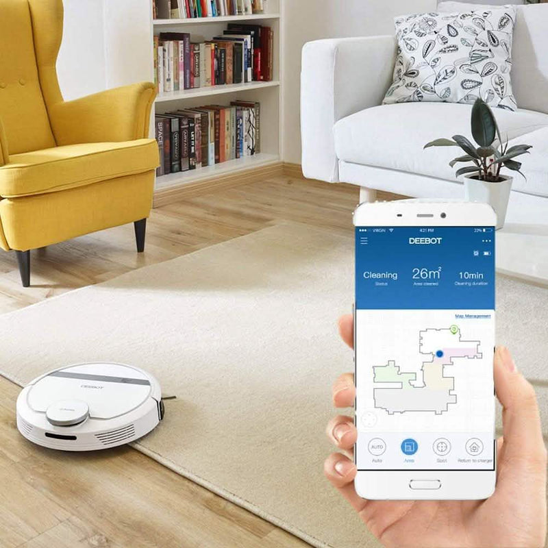 Ecovacs Deebot 907 Smart Robot Vacuum Cleaner Household Appliances - DailySale