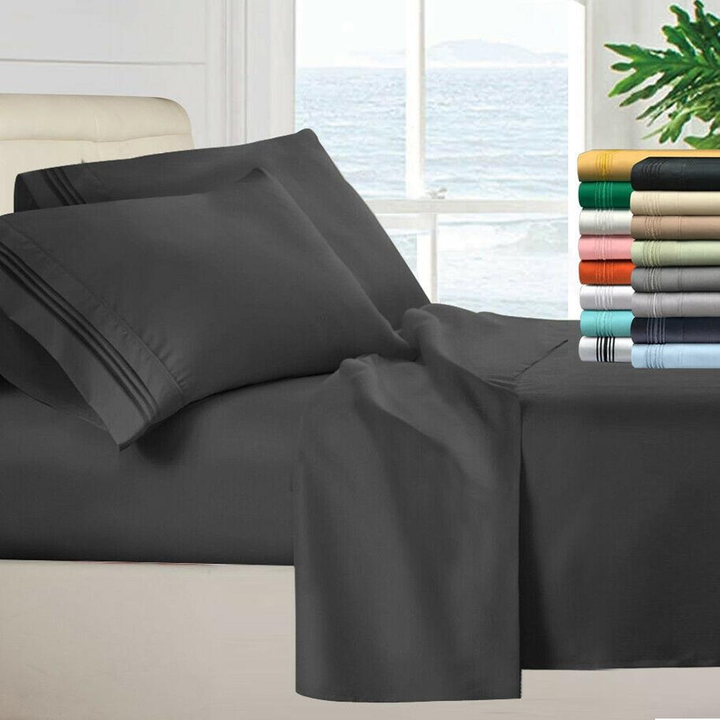 Egyptian Quality 100 GSM Microfiber Sheet Set Linen & Bedding - DailySale