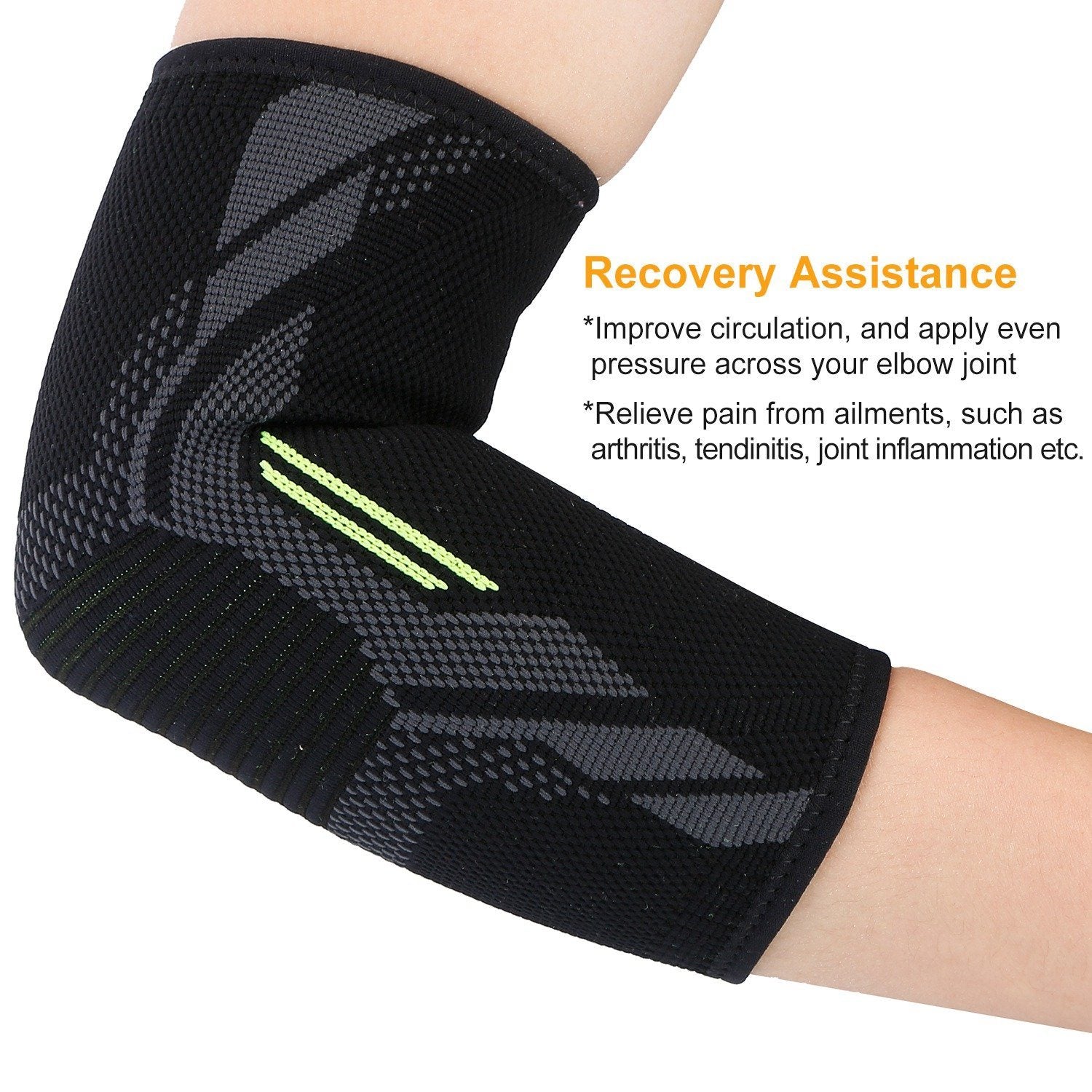 Elbow Support Brace Compression Wellness - DailySale