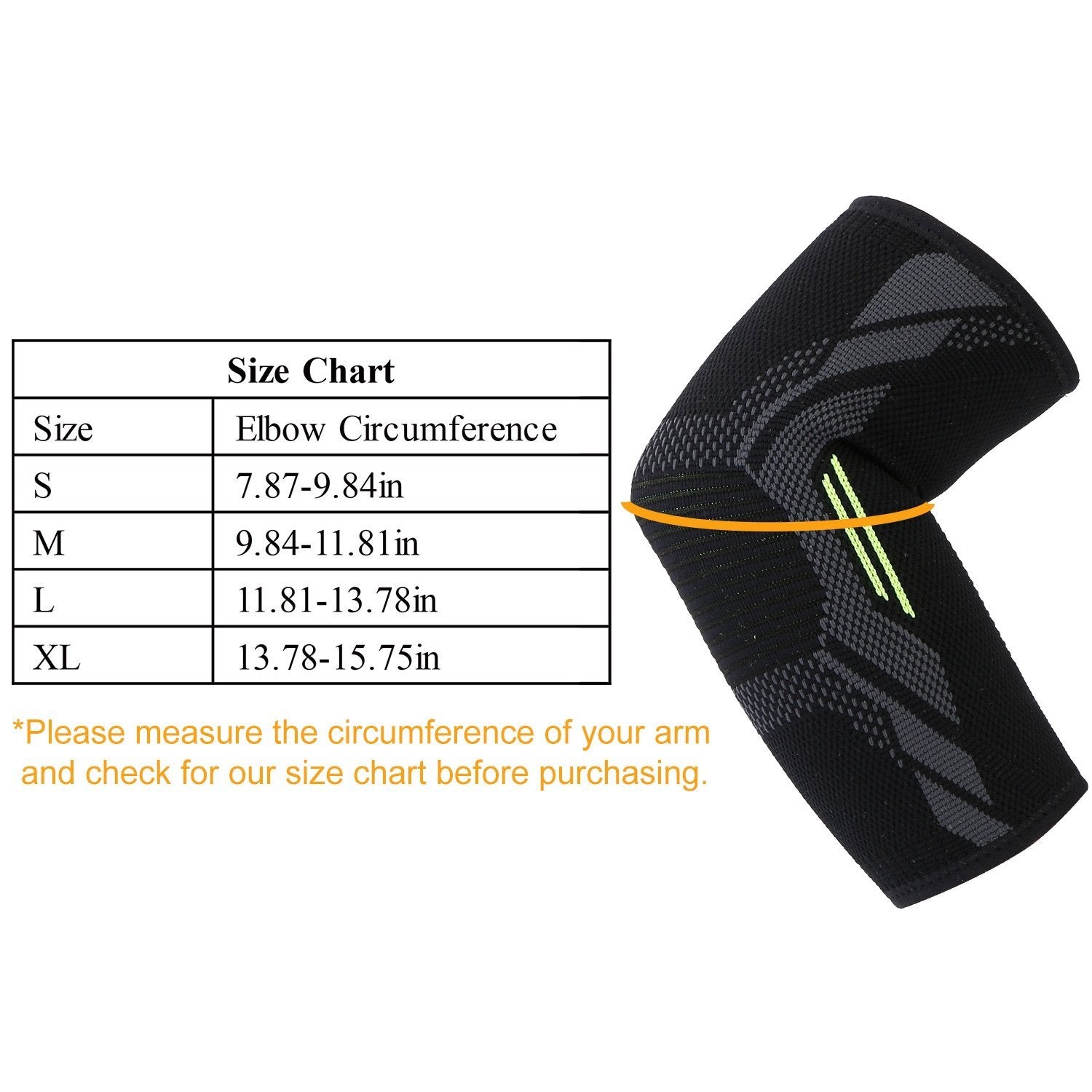 Elbow Support Brace Compression Wellness - DailySale