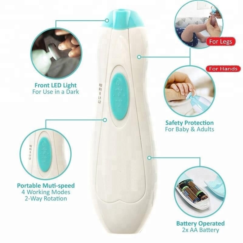 Electric Baby Nail Trimmer Baby - DailySale