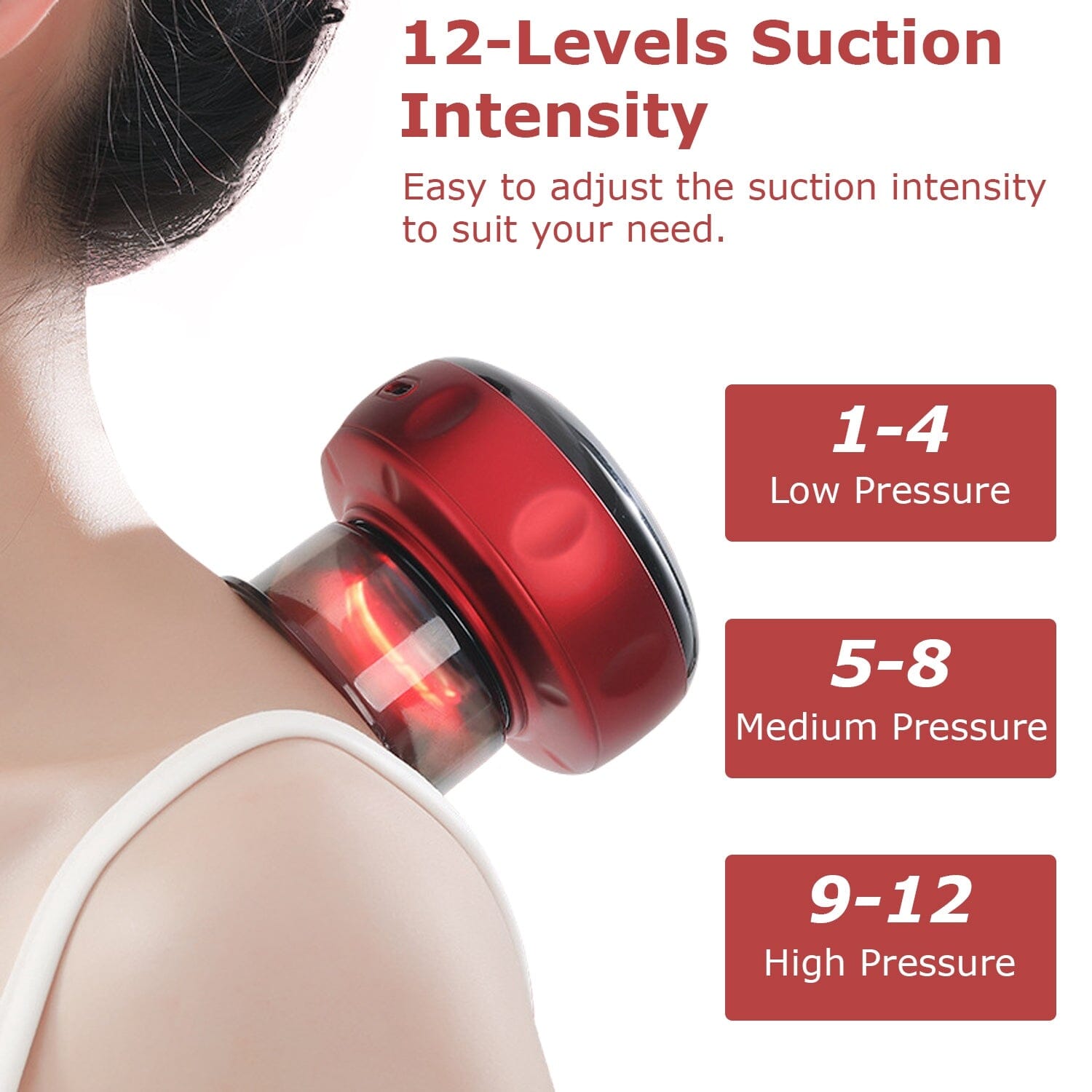 Electric Back Scraping Machine Vacuum Therapy Cupping Device Wellness - DailySale