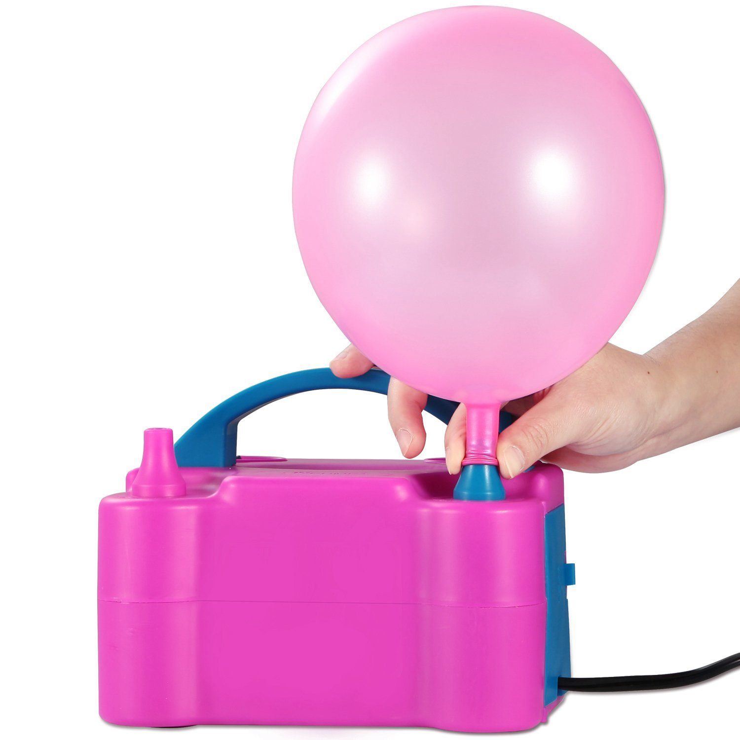 Electric Balloon Pump 600W Balloon Blower Inflator Dual Nozzle Everything Else - DailySale