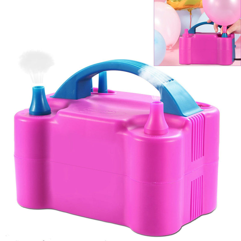 Electric Balloon Pump 600W Balloon Blower Inflator Dual Nozzle Everything Else - DailySale