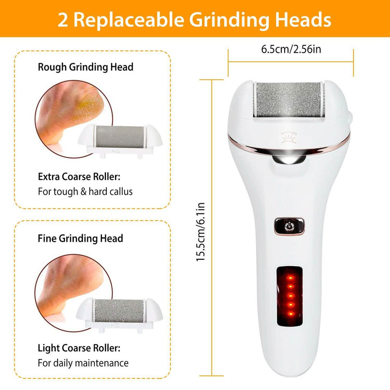 Electric Callus Remover USB Rechargeable Foot Scrubber Beauty & Personal Care - DailySale