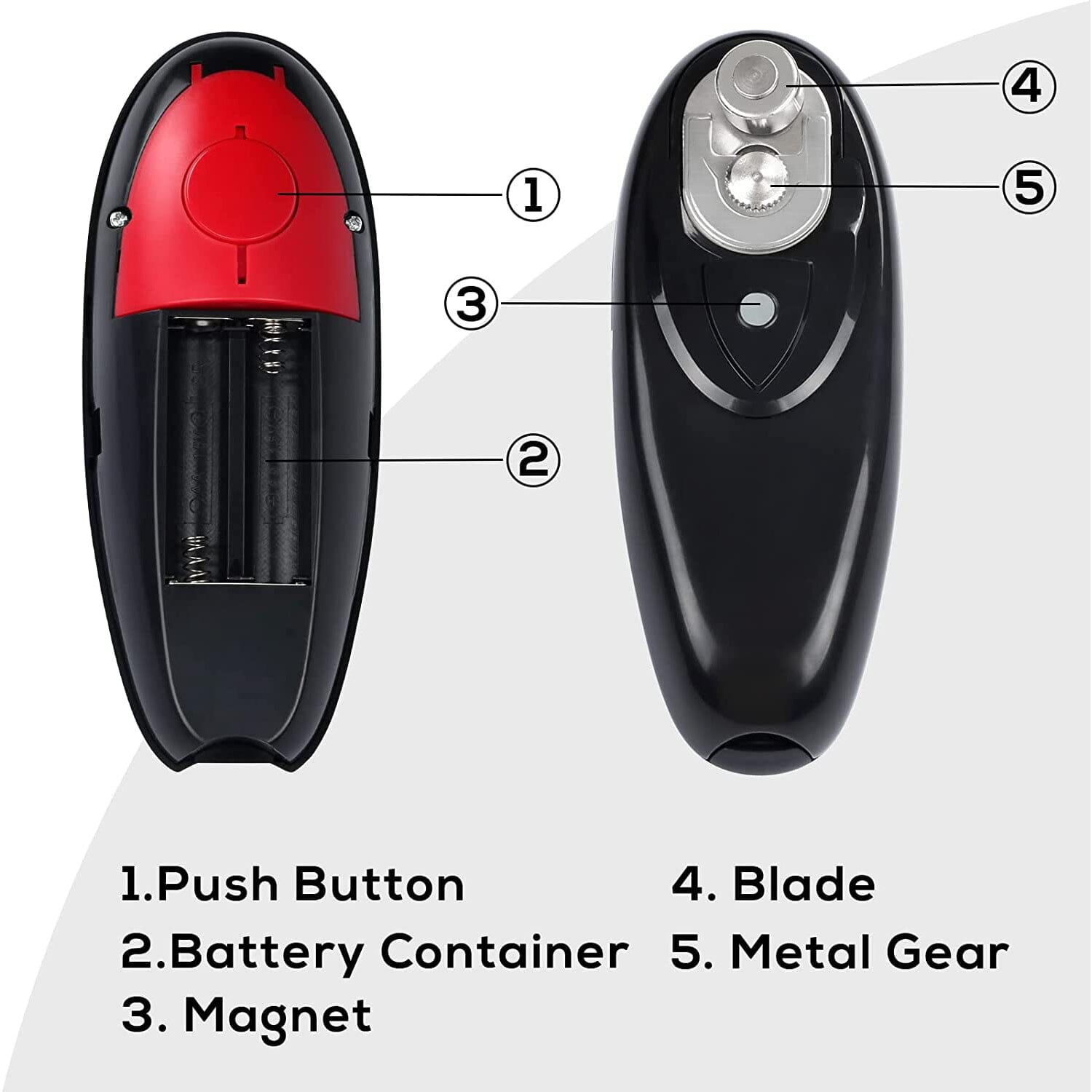 Electric Can Opener with One-Touch On & Off Kitchen Tools & Gadgets - DailySale