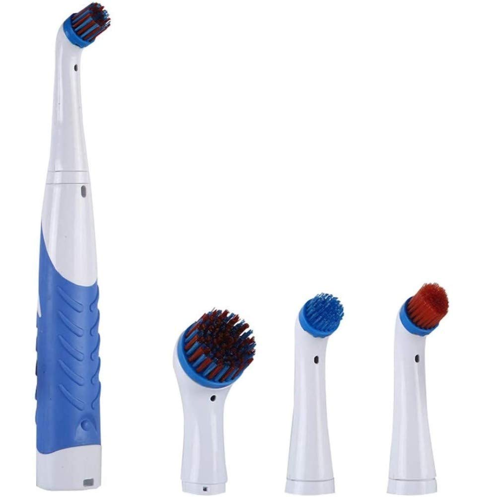 Electric Cleaning Brush with Household All Purpose 4 Brush Heads