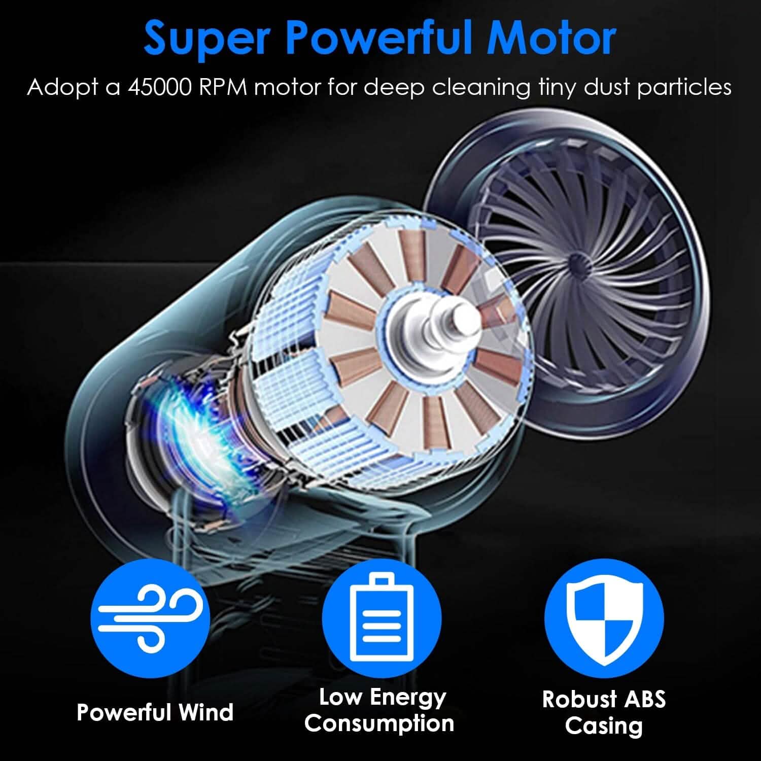 Electric Cordless Air Duster Blower Compressed Air Duster Computer Accessories - DailySale