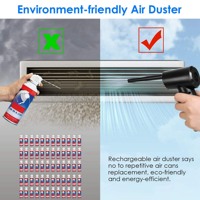 Electric Cordless Air Duster Blower for Computer Keyboard Computer Accessories - DailySale