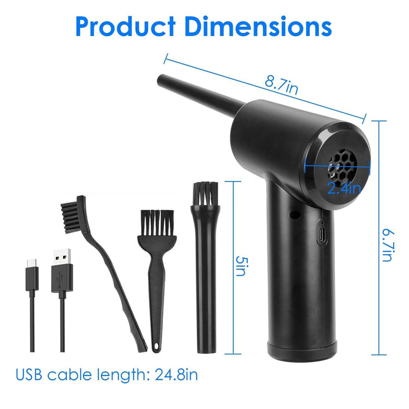 Electric Cordless Air Duster Blower for Computer Keyboard Computer Accessories - DailySale