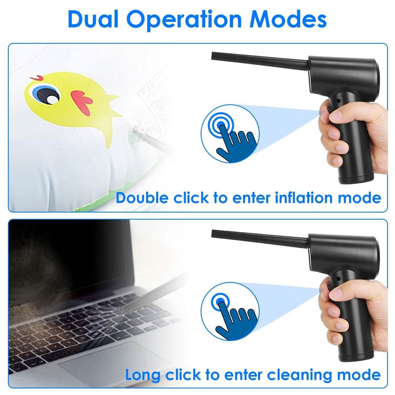 Electric Cordless Air Duster Blower for Computer Keyboard Computer Accessories - DailySale