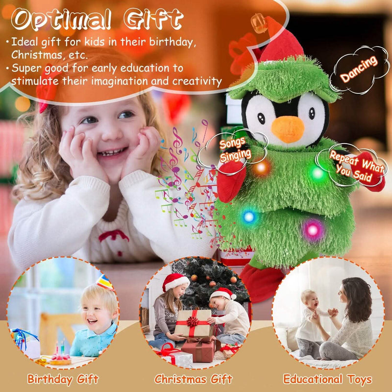 Electric Dancing Singing Plush Toy Holiday Decor & Apparel - DailySale