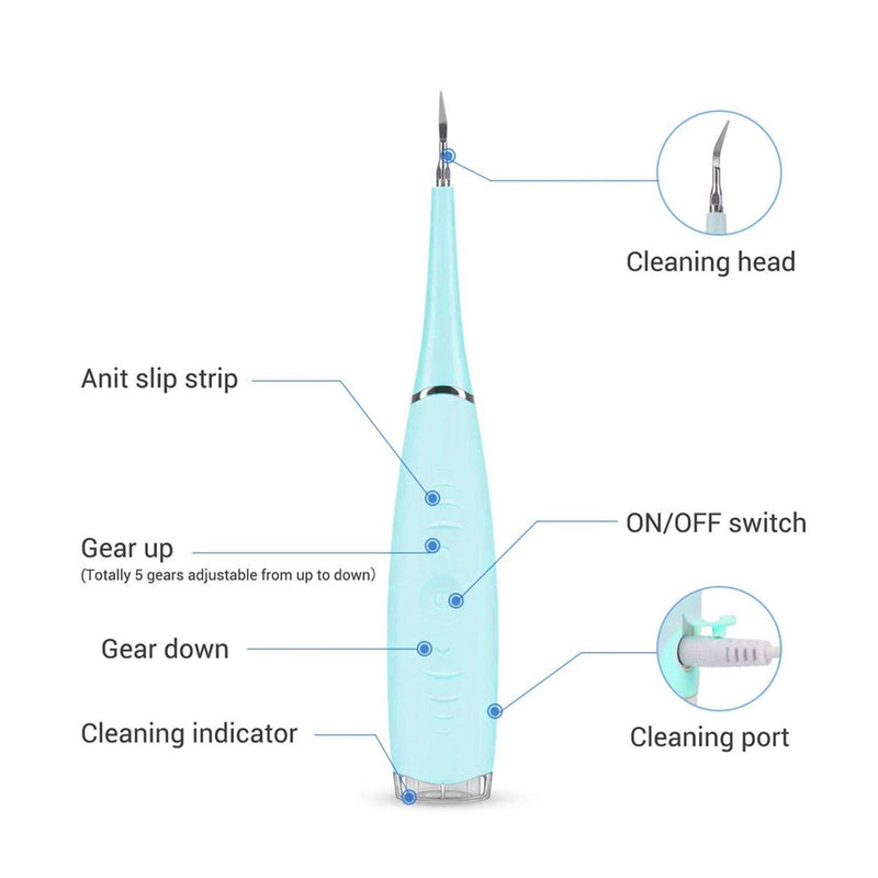 Electric Dental Scaler Tartar Calculus Plaque Tooth Stains Remover Tool Beauty & Personal Care - DailySale