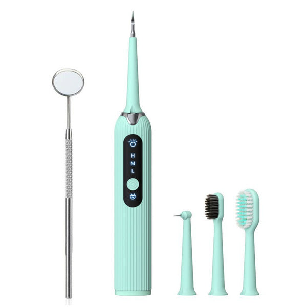 Electric Dental Scaler Vibration Tooth Calculus Remover Beauty & Personal Care Green - DailySale