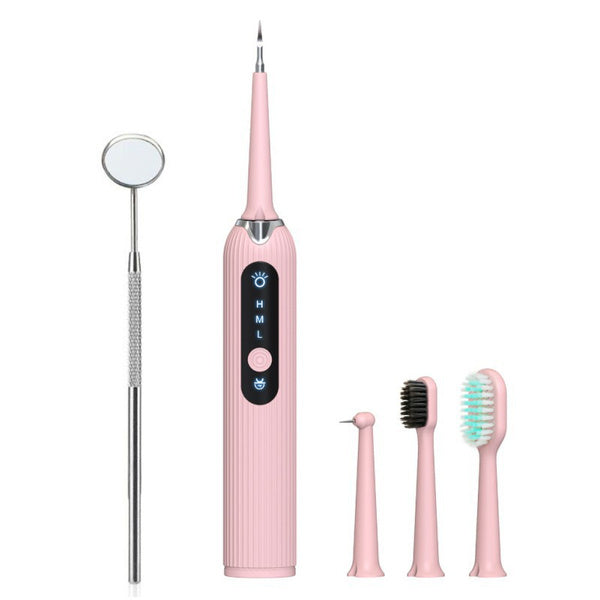 Electric Dental Scaler Vibration Tooth Calculus Remover Beauty & Personal Care Pink - DailySale
