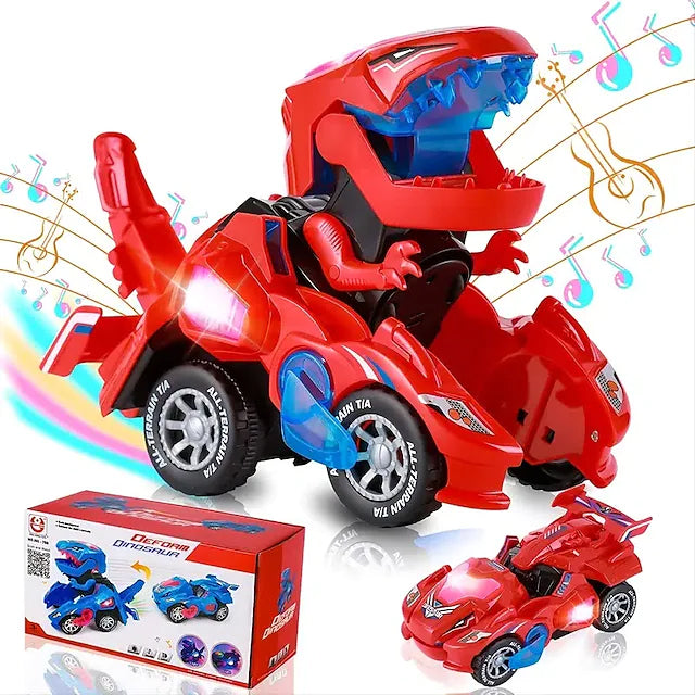 Electric Dinosaur Non Remote Control Morphing Vehicle Toy Toys & Games - DailySale