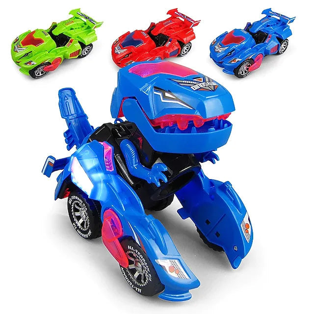 Electric Dinosaur Non Remote Control Morphing Vehicle Toy Toys & Games - DailySale