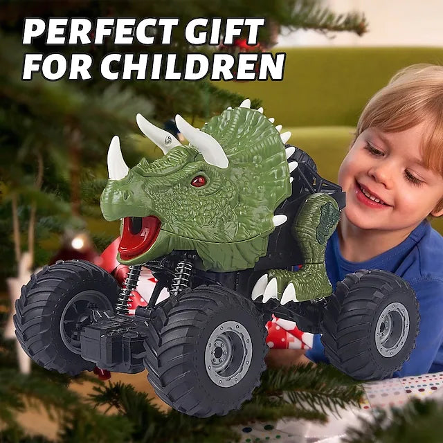 Electric Dinosaur Remote Control Spray Stunt Car Toys & Games - DailySale