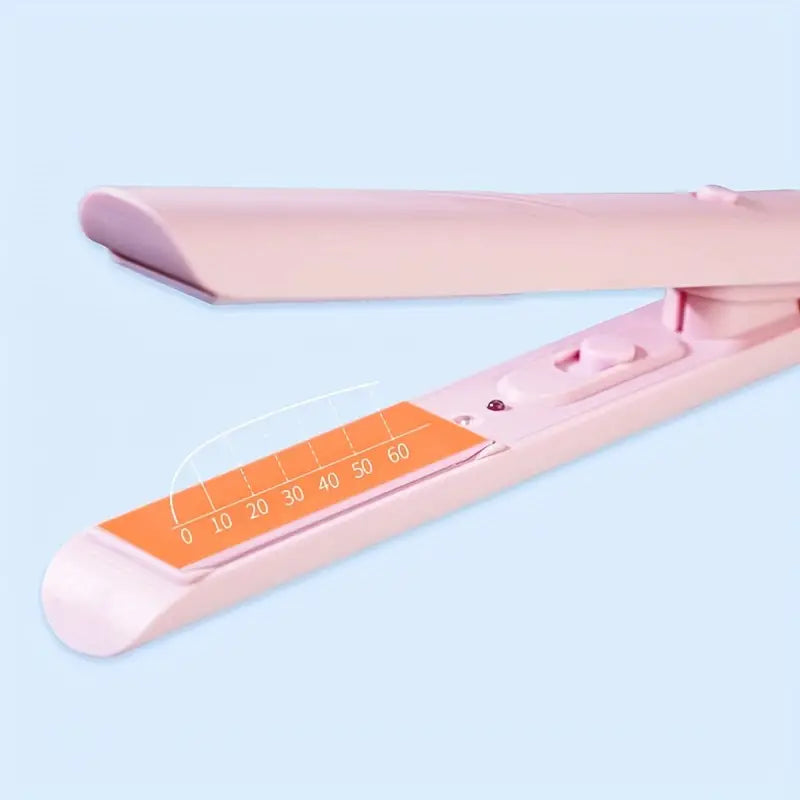 Electric Hair Straightener and Curler with Ceramic Plates Beauty & Personal Care - DailySale