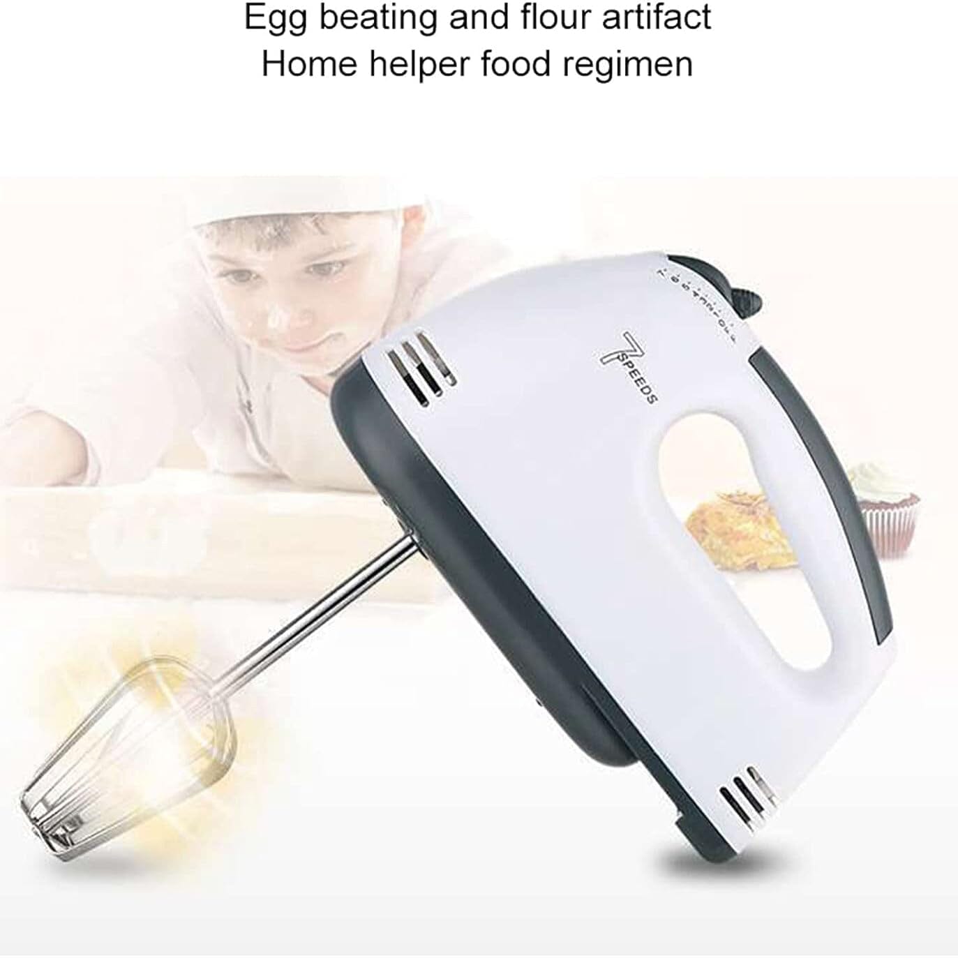 Electric Hand Mixer with 4 Mixing Rods and a Separator Kitchen Appliances - DailySale