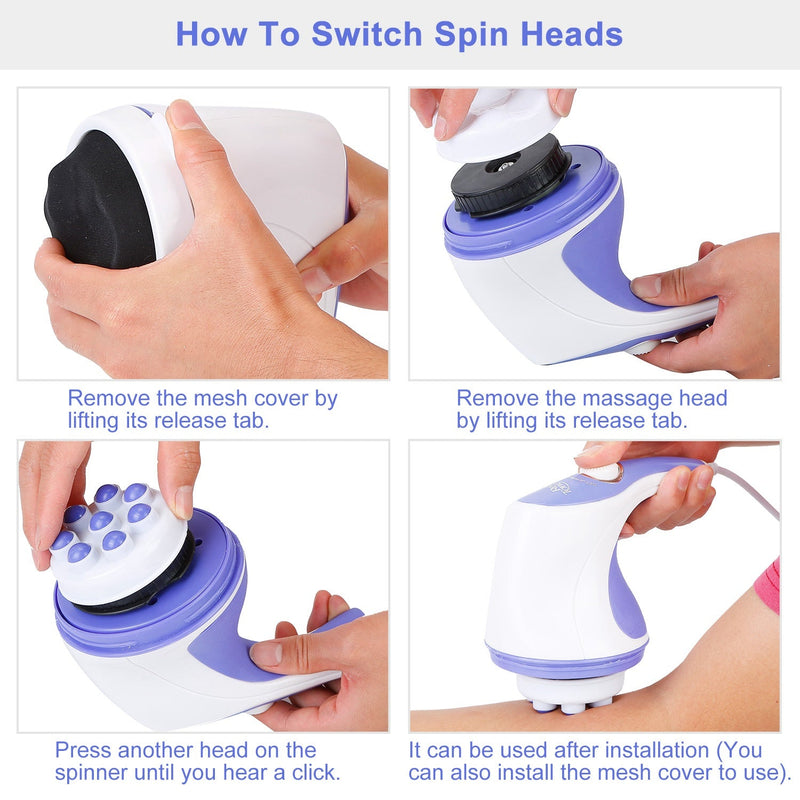 Electric Handheld Body Massager Wellness - DailySale