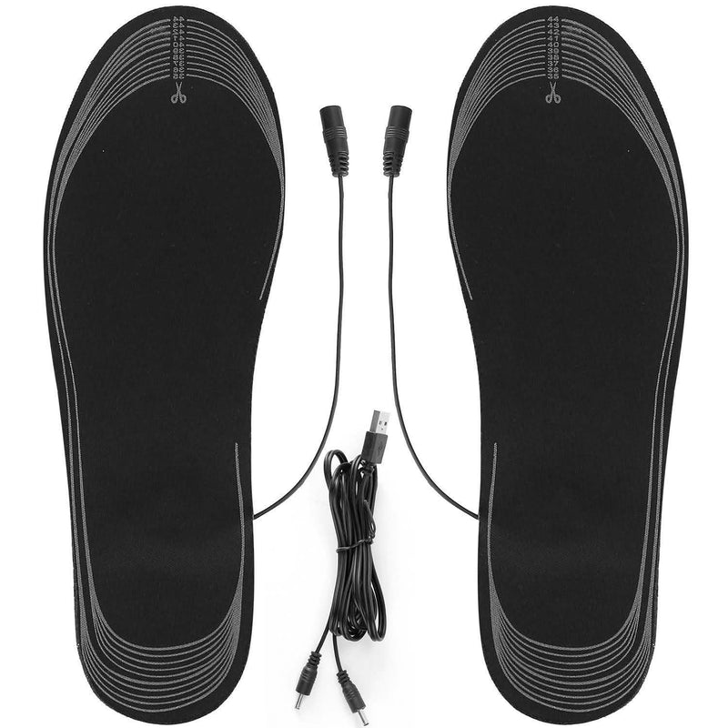 Electric Heated Insoles USB Foot Warmer Pads Wellness - DailySale