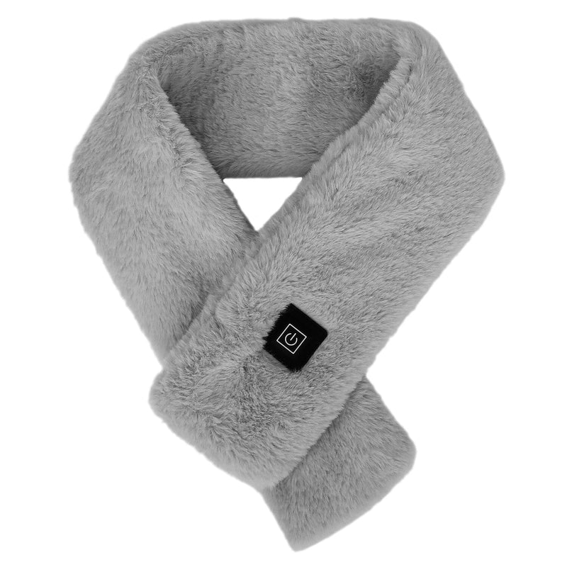 Electric Heated Scarf USB Heating Neck Shawl Soft Warm Scarves with 3 Heating Modes Women's Shoes & Accessories Gray - DailySale