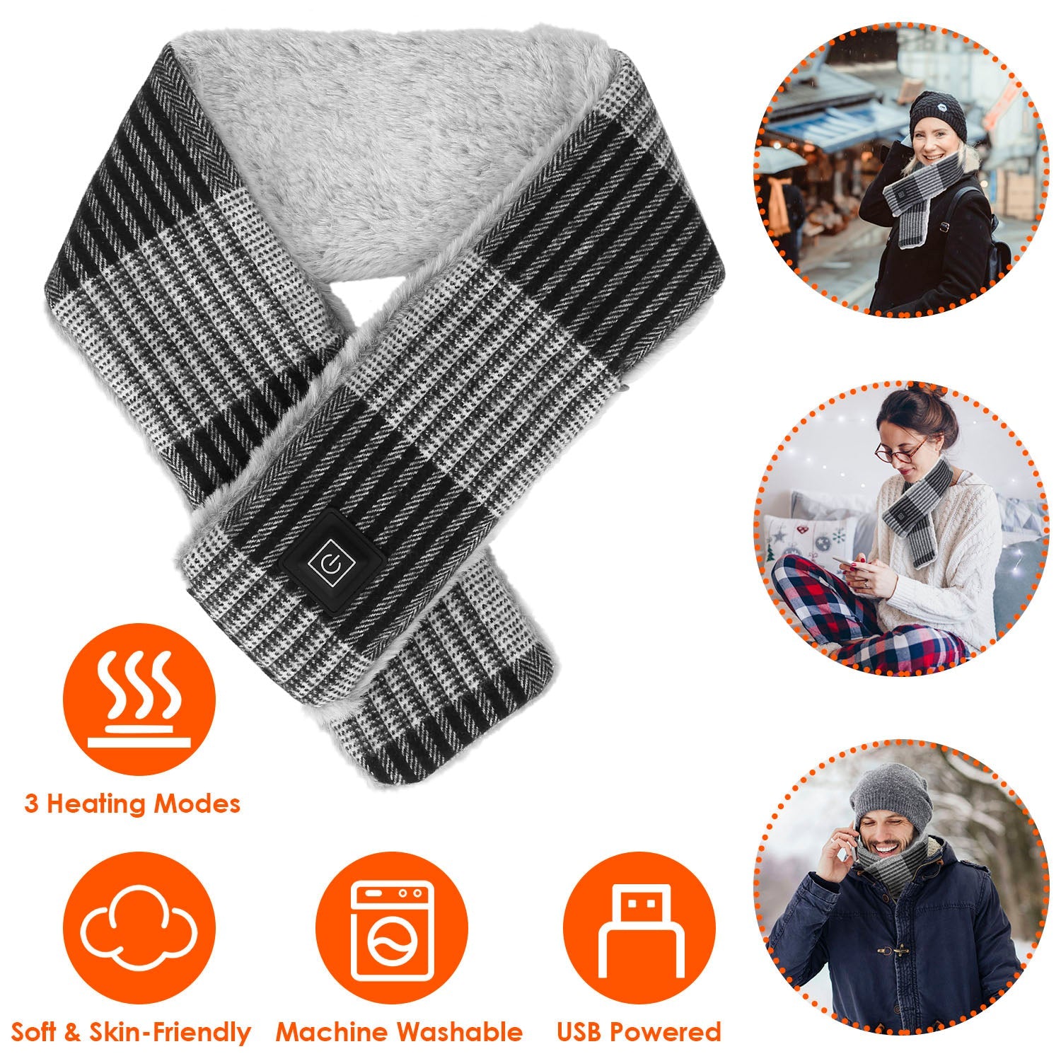 Electric Heated Scarf Wellness - DailySale