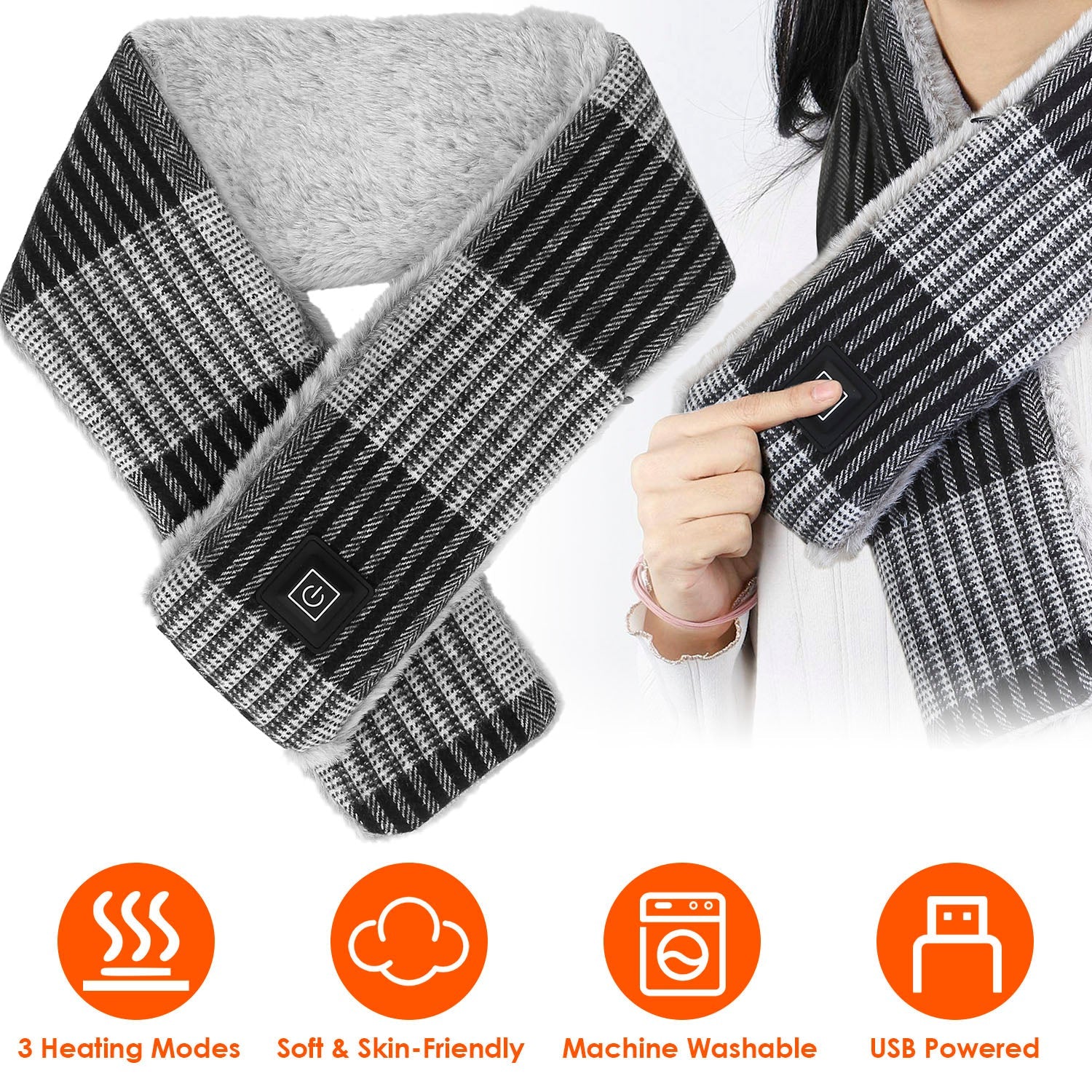 Electric Heated Scarf Wellness - DailySale