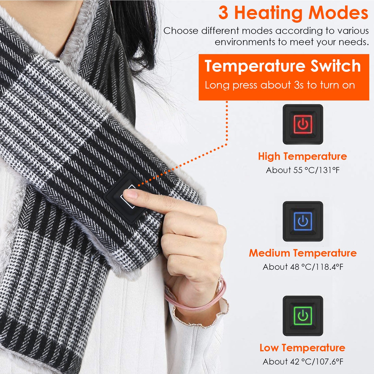 Electric Heated Scarf Wellness - DailySale