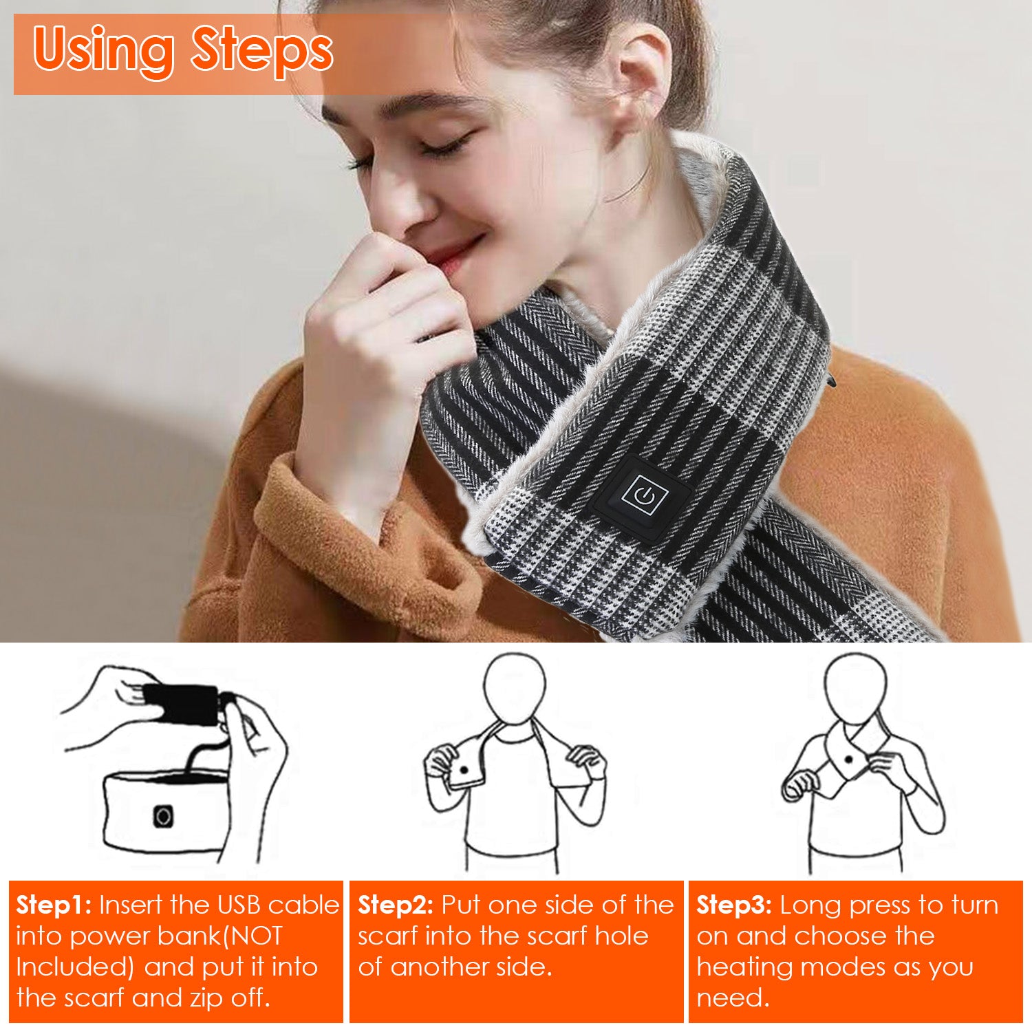 Electric Heated Scarf Wellness - DailySale