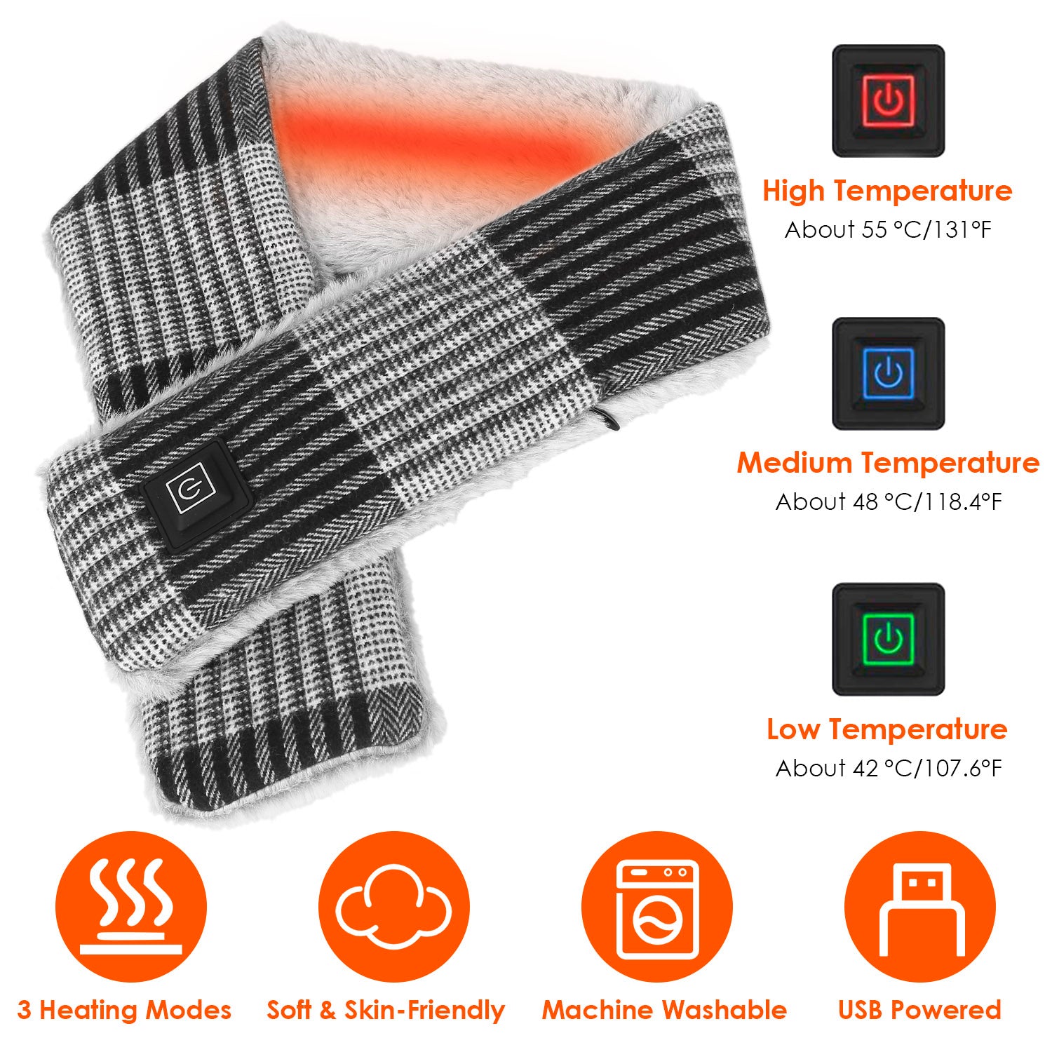 Electric Heated Scarf Wellness - DailySale