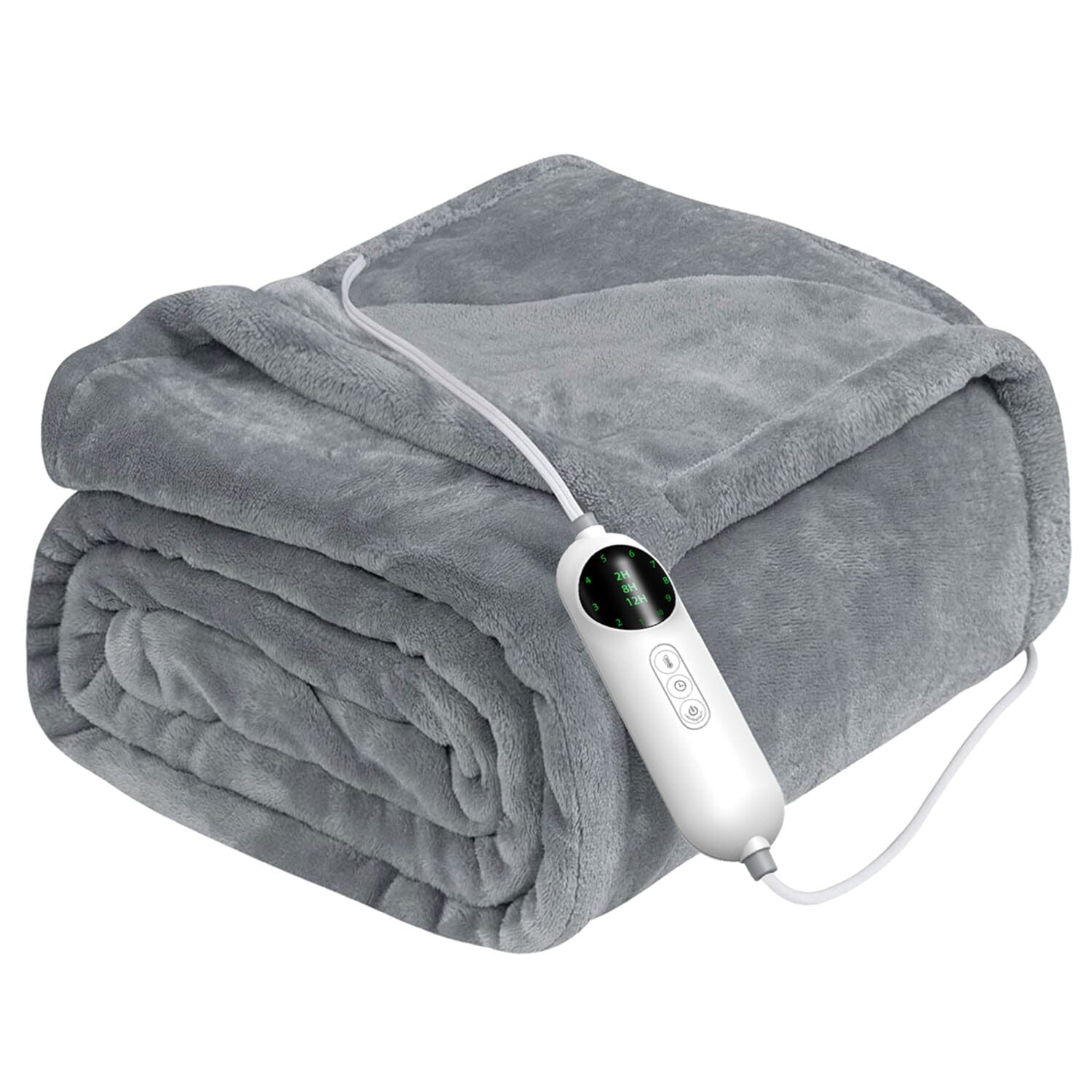 Electric Heated Throw Flannel Heated Blanket Bedding - DailySale