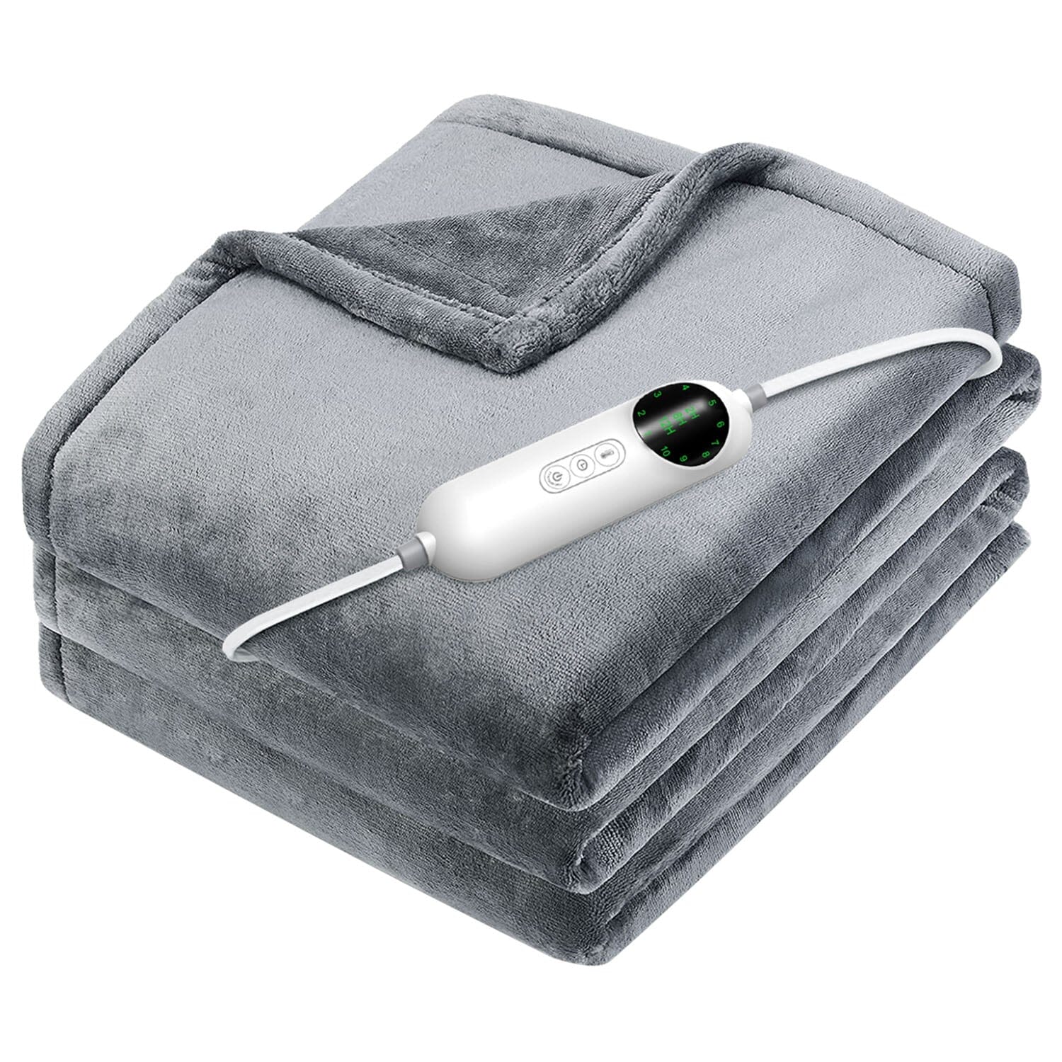 Electric Heated Throw Flannel Heated Blanket Bedding - DailySale