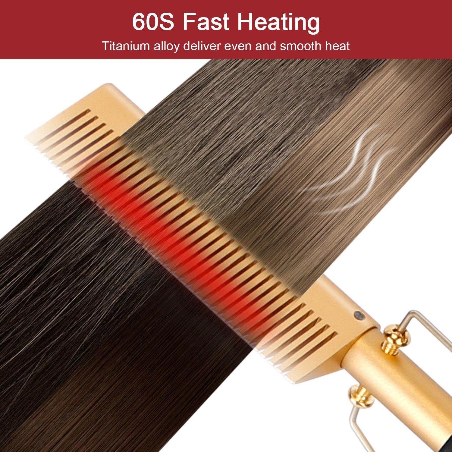 Electric Heating Hair Comb Beauty & Personal Care - DailySale