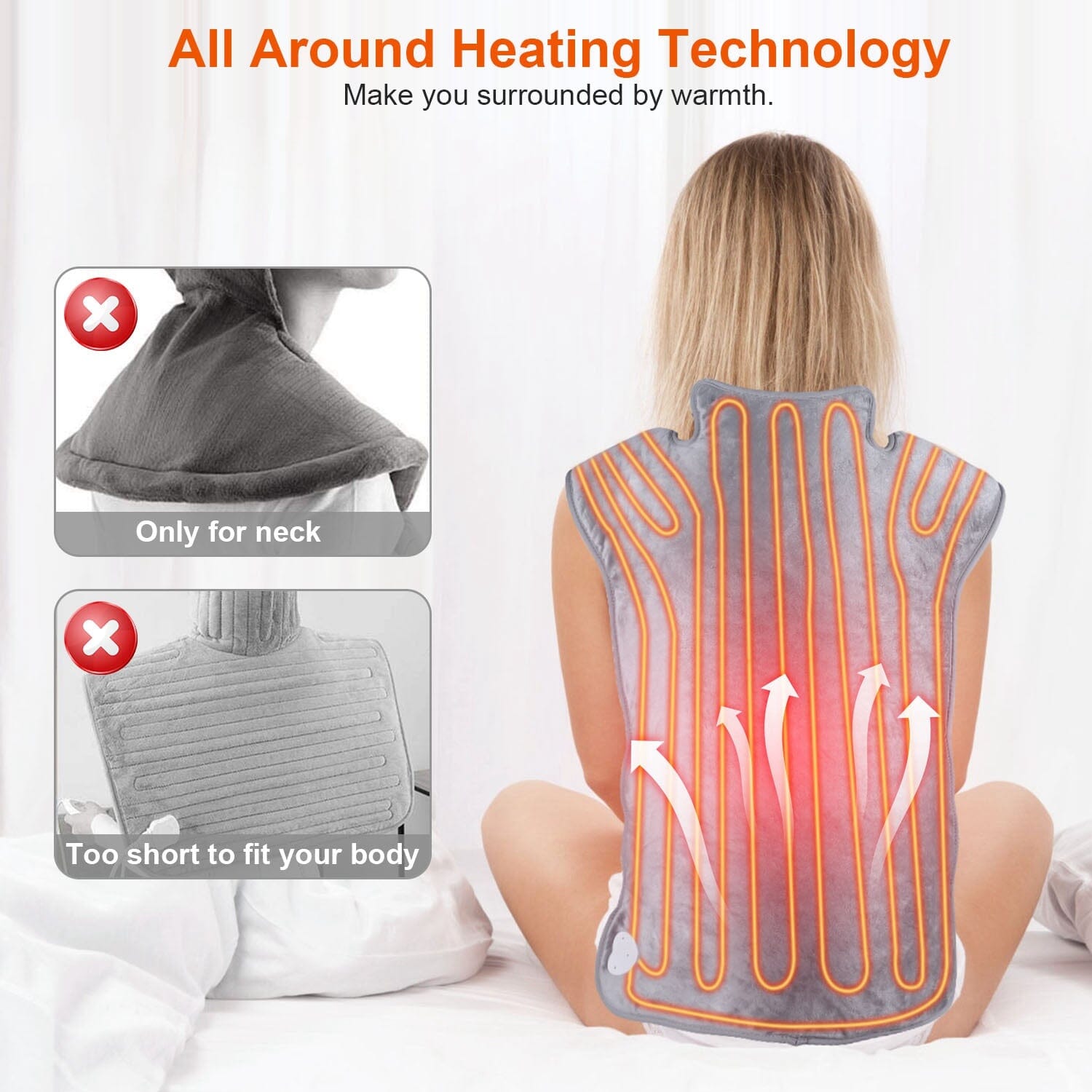 Electric Heating Wrap for Neck Shoulder Wellness - DailySale