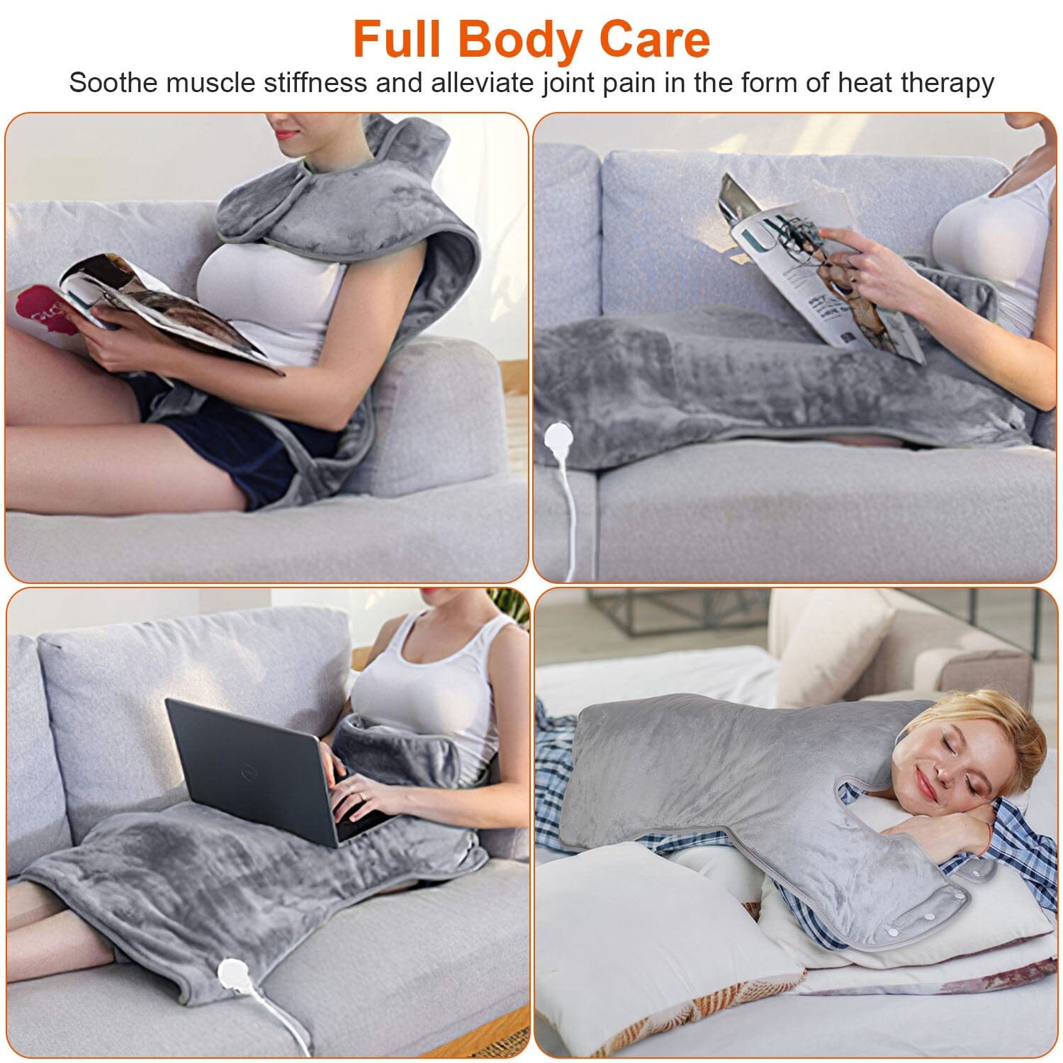 Electric Heating Wrap for Neck Shoulder Wellness - DailySale