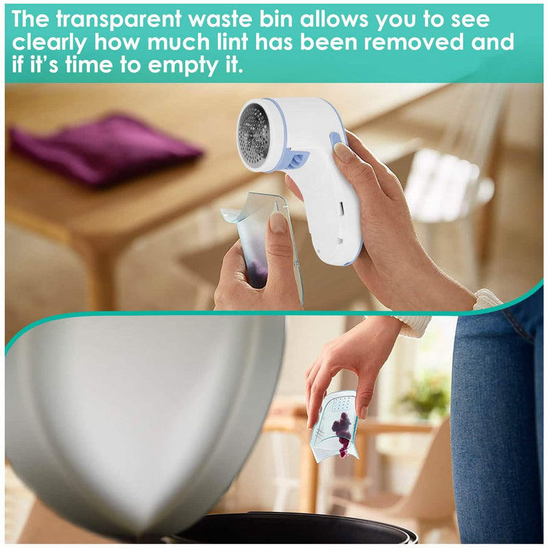 Electric Lint Shaver USB Rechargeable Fabric Clothes Lint Fluff Remover Household Appliances - DailySale