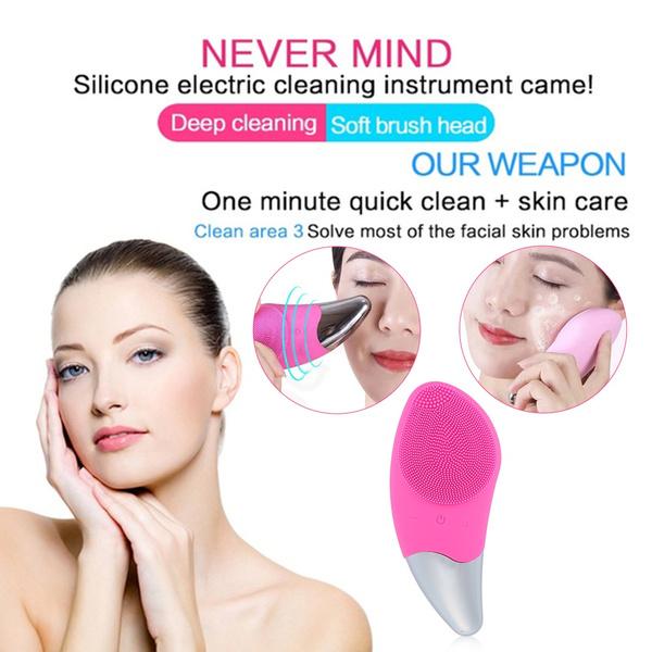 Electric Massage and Facial Cleaning Brush Beauty & Personal Care - DailySale