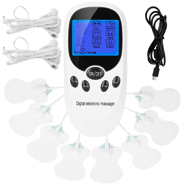Electric Muscle Stimulator with Electrode Pads Wires Wellness - DailySale