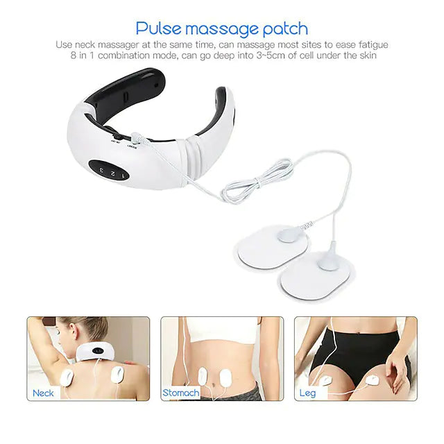 Electric Neck Massager and Pulse Back 6 Modes Power Control Wellness - DailySale