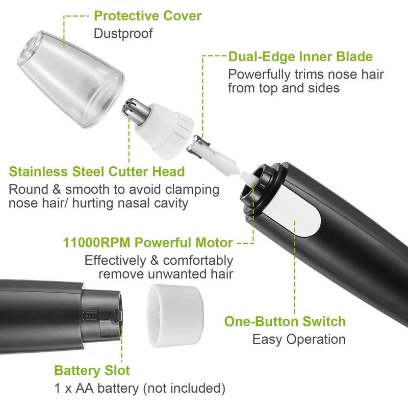 Electric Nose, Ear and Hair Trimmer Men's Grooming - DailySale