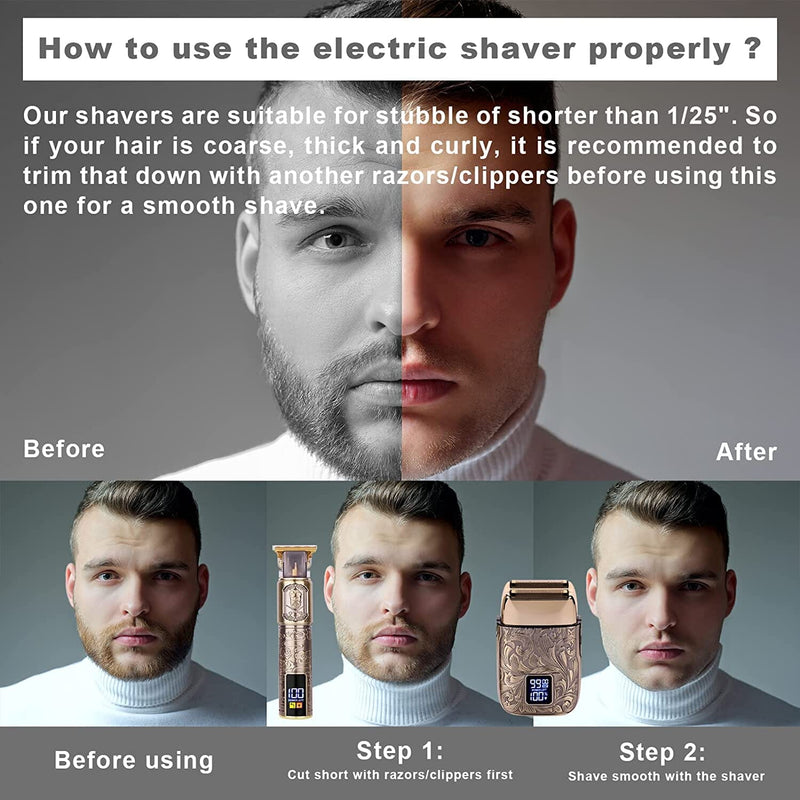 Electric Razor for Men Men's Grooming - DailySale