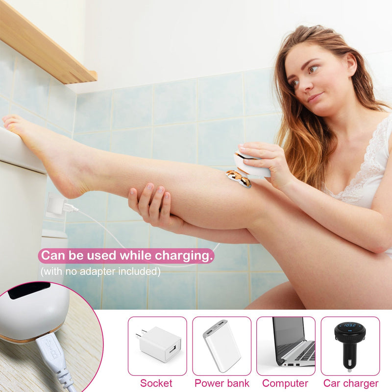 Electric Razor for Women Painless Leg Shaver Beauty & Personal Care - DailySale