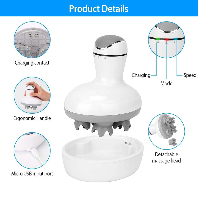 Electric Scalp Massager Handheld Wellness - DailySale