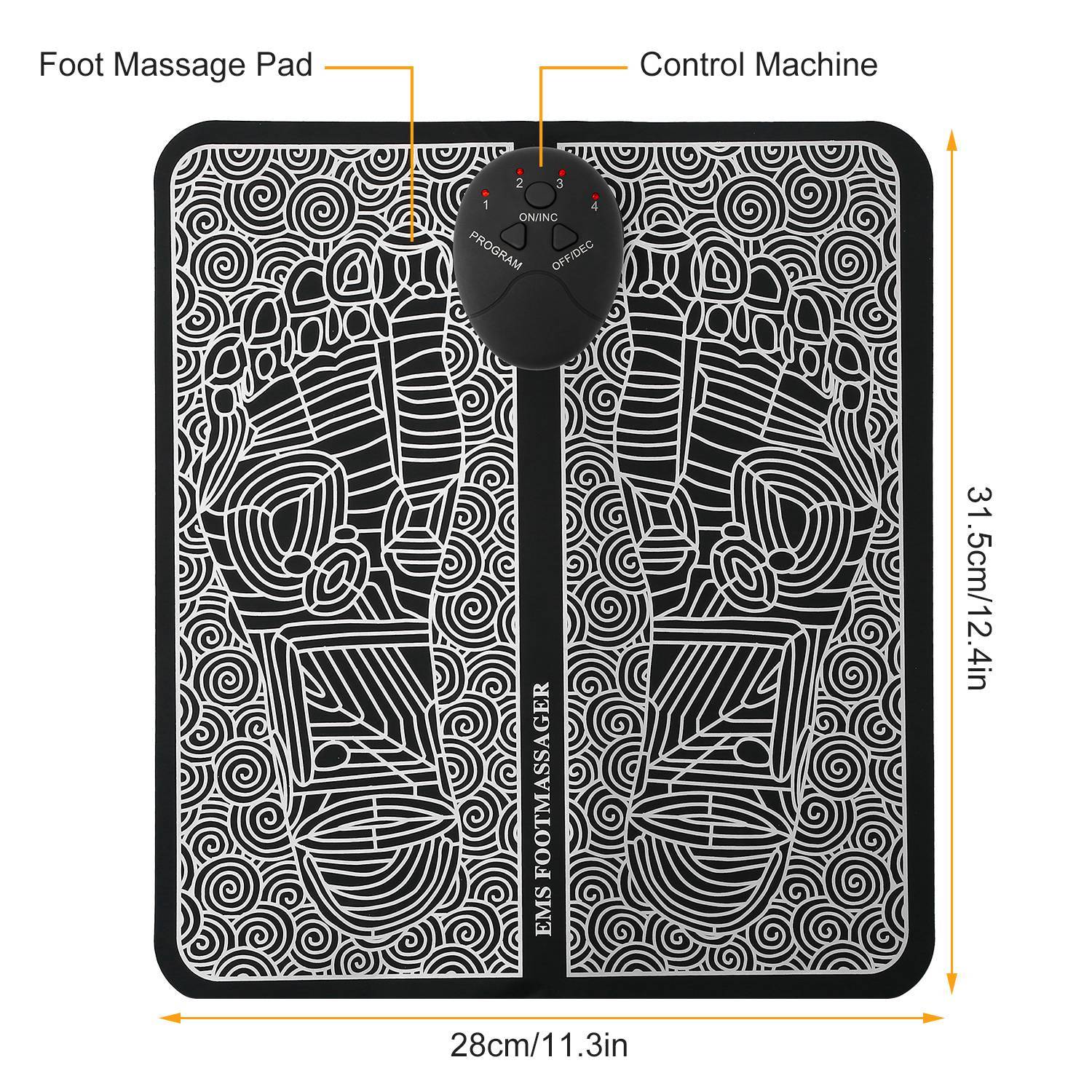 Electric Stimulator Massage Pad Wellness - DailySale