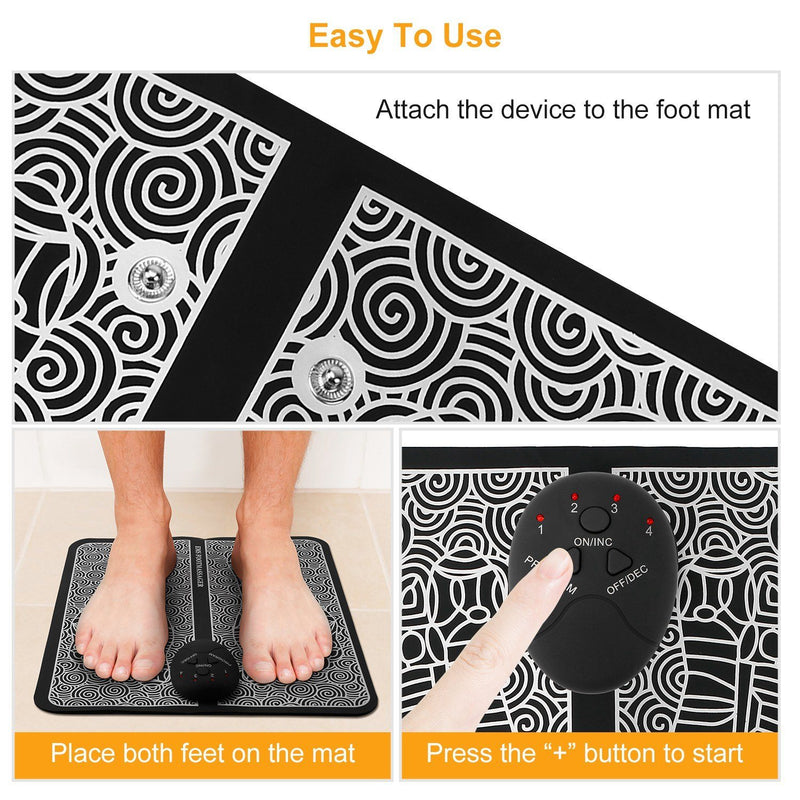 Electric Stimulator Massage Pad Wellness - DailySale