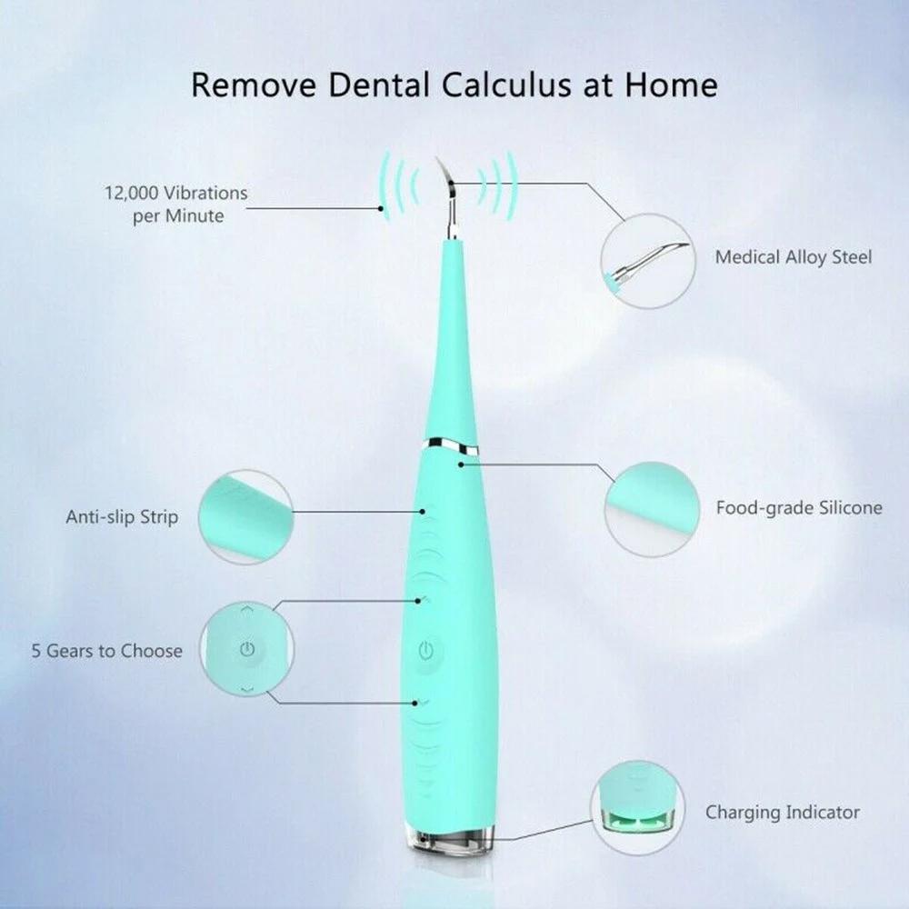 Electric Tooth Cleaner Dental Calculus Remover Beauty & Personal Care - DailySale