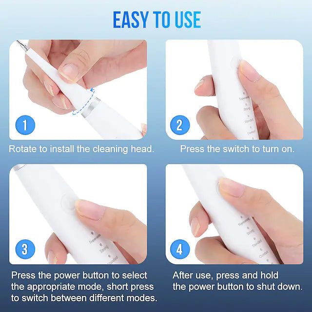 Electric Toothbrush Sonic Dental Scaler Teeth Whitening Kit Beauty & Personal Care - DailySale