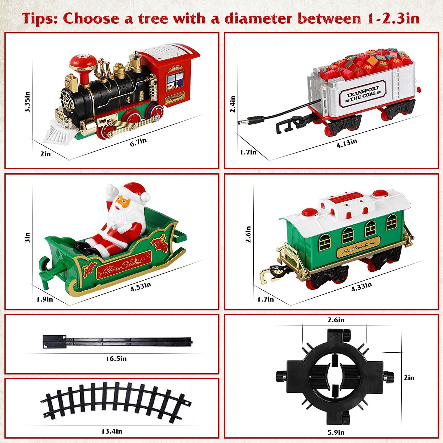 Electric Train Christmas Kid Toy Set Toys & Games - DailySale